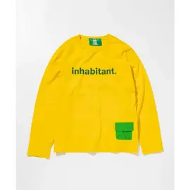 ��SALE 50%��inhabitant ����ϥӥ���� ��� T����� ISM22LS99 ECO TC jersry YELLOW