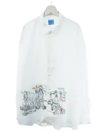��SALE 20%��TRIPPY ART �ȥ�åԡ������� ����� MX-1421 Shirt �ɽ�3D �ԥ��� ����˥� PICASSO GUERNICA WHITE