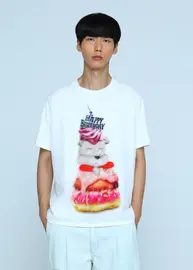 TRIPPY ART �ȥ�åԡ������� T����� TR-008 HAPPY BIRTHDAY WHITE