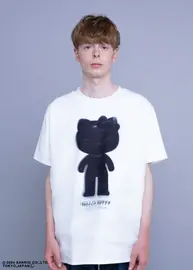 TRIPPY ART �ȥ�åԡ������� T����� TR-026 HELLO KITTY BLACK WHITE