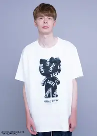 TRIPPY ART �ȥ�åԡ������� T����� TR-027 3D������ HELLO KITTY LOVE WHITE