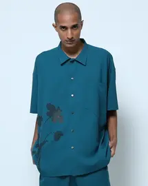 ��SALE 50%��MIKIO SUZUKI �ߥ��������� ��� ����� MS-146S SHORT SLEEVES SHIRT VIRIDIAN BLUE
