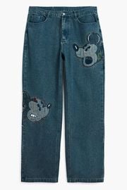 DESIGUAL �ǥ������� ��� �ѥ�� 26SMDD05 DENIM_MICKEY PATCH 5053