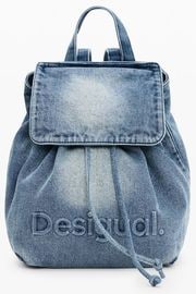 ��SALE 30%��DESIGUAL �ǥ������� ��ǥ����� �Хå��ѥå� 26SAKD07 BACK_HALF LOGO DENIM LUENA MINI 5005
