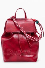 DESIGUAL �ǥ������� ��ǥ����� �Хå��ѥå� 26SAKP20 BACK_HALF LOGO LUENA MINI RED 3000