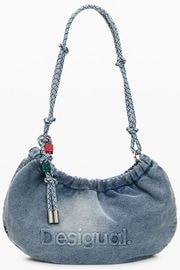 DESIGUAL �ǥ������� ��ǥ����� �Хå� 26SAXD05 BAG_HALF LOGO DENIM WAVERLY 5005