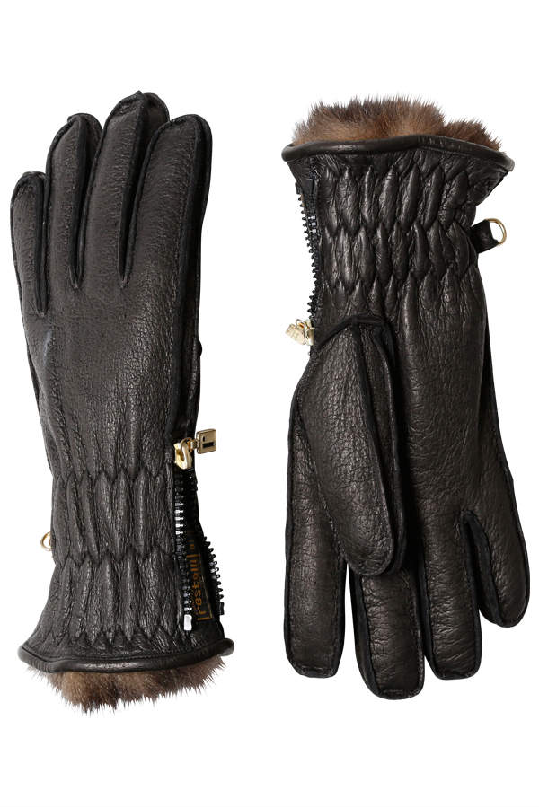 restelli リステリ 牛革 スキーグローブ　　サイズ7 Restelli リステリ スキー グローブ 0269/PO Peccary ski glove 813