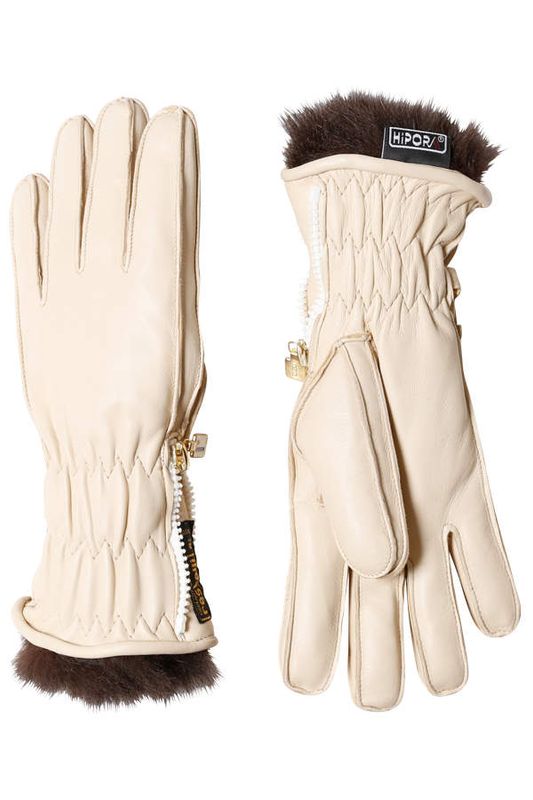 Restelli Restelli リステリ スキー グローブ 0269/NO Lambskin leather Ski glove 940/PANNA ...