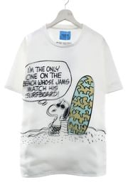 ��SALE 10%��TRIPPY ART �ȥ�åԡ������� T����� TR-099 SNOOPY ON THE BEACH WHITE