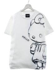 ��SALE 10%��TRIPPY ART �ȥ�åԡ������� T����� TR-095 KITTY-SKETCH WHITE
