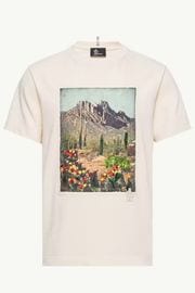 MONCLER GRENOBLE ��󥯥졼�� ����Ρ��֥� ��� T����� 097-8C00014-89AYN Landscape Print Cotton T-Shirt 009