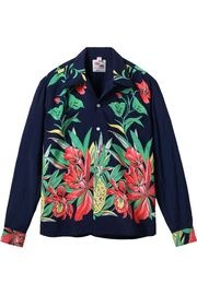 SUN SURF ���󥵡��� �����ϥ���� DK29637 ORCHID AND PINEAPPLE 128 NAVY