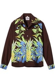 SUN SURF ���󥵡��� �����ϥ���� DK29637 ORCHID AND PINEAPPLE 138 BROWN