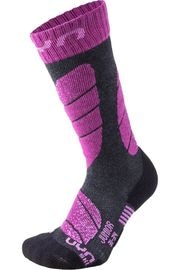UYN ������ ���å� ������ ���å��� S100045 Ski Junior Socks G946 Anthracite Melange/Violet