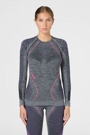 UYN ������ ��ǥ����� ������ ����ʡ� ����� U100023 Ambityon Melange Thermal Jersey B473 Black Melange/Purple/Raspberry