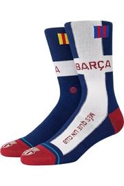 STANCE ������ ��� ���å��� A558D21FCC FCB CROSS NAVY