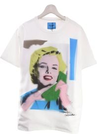 ��SALE 10%��TRIPPY ART �ȥ�åԡ������� T����� TR-141 MONROE TELEPHONE PRINT T-SHIRTS WHITE