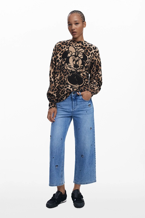 ��SALE 50%��DESIGUAL �ǥ������� ��ǥ����� �������� 25WWJF43 JERS_MINNIE 6001