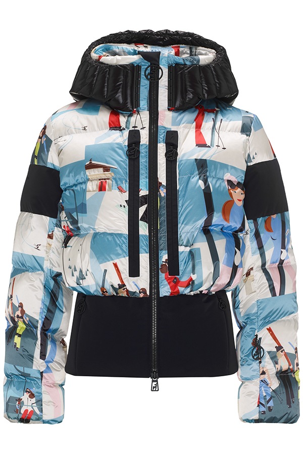 Toni Sailer �ȥˡ��������顼 ��ǥ����� ������ ���㥱�å� 352108P BERNADETTE PRINT 100 black