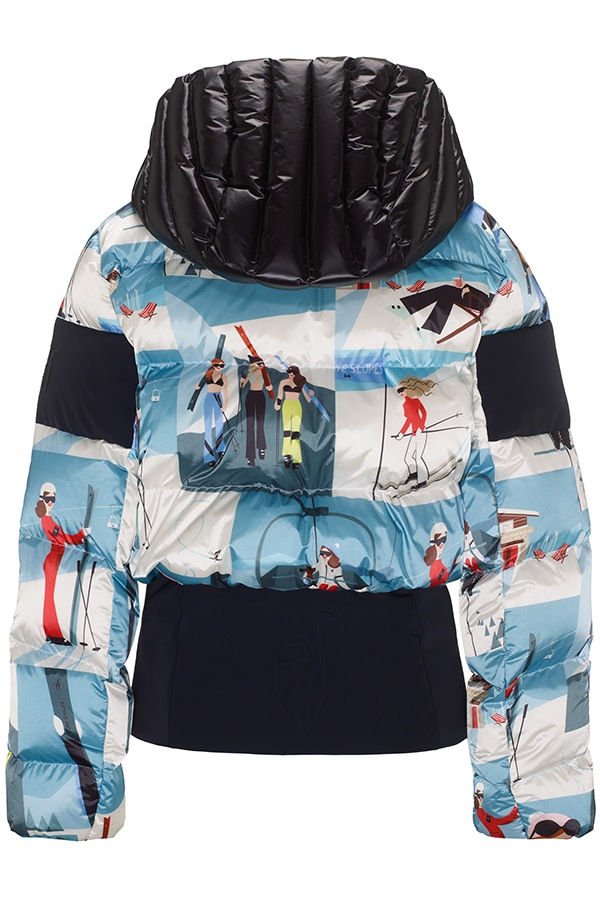 Toni Sailer �ȥˡ��������顼 ��ǥ����� ������ ���㥱�å� 352108P BERNADETTE PRINT 100 black