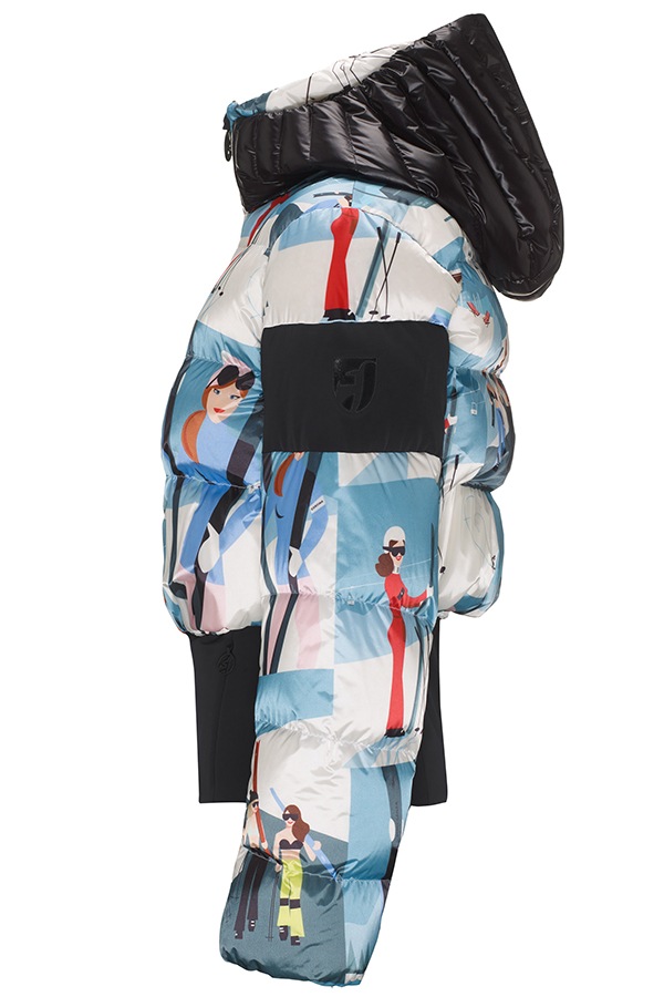 Toni Sailer �ȥˡ��������顼 ��ǥ����� ������ ���㥱�å� 352108P BERNADETTE PRINT 100 black