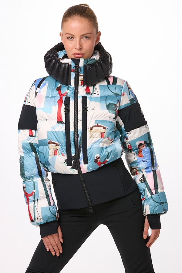 Toni Sailer �ȥˡ��������顼 ��ǥ����� ������ ���㥱�å� 352108P BERNADETTE PRINT 100 black