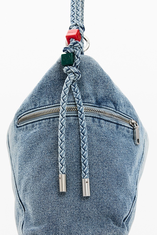 DESIGUAL �ǥ������� ��ǥ����� �Хå� 26SAXD27 BAG_HALF LOGO DENIM LEIRIA 2.0 5005