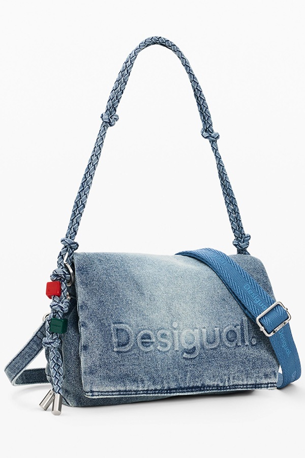 DESIGUAL �ǥ������� ��ǥ����� �Хå� 26SAXD28 BAG_HALF LOGO DENIM VENECIA 4.0 5005