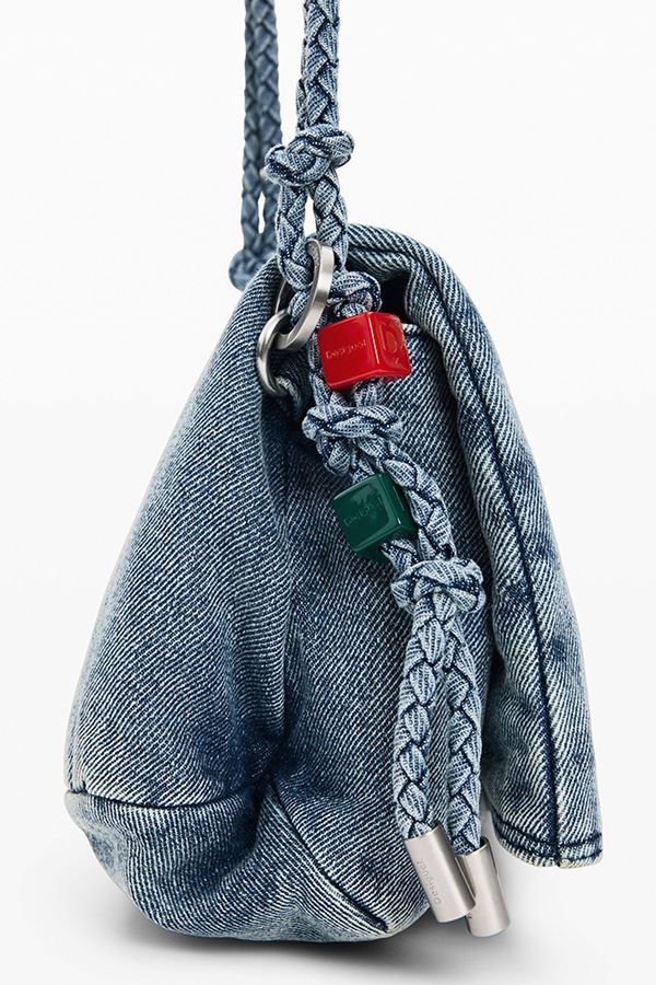 DESIGUAL �ǥ������� ��ǥ����� �Хå� 26SAXD28 BAG_HALF LOGO DENIM VENECIA 4.0 5005