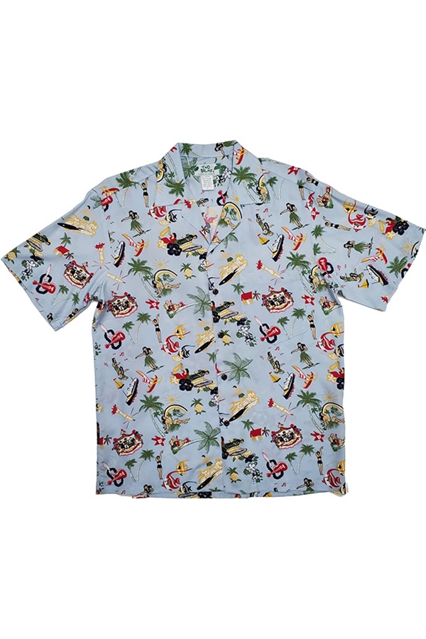 TWO PALMS �ȥ����ѡ��ॹ �����ϥ���� 501R Vintage Aloha blue