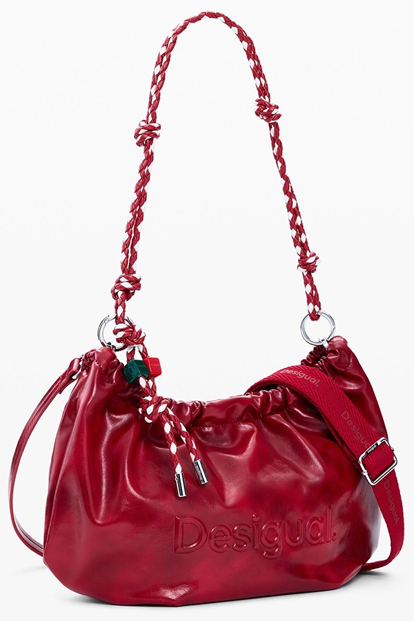 DESIGUAL �ǥ������� ��ǥ����� �Хå� 26SAXP28 BAG_HALF LOGO WAVERLY RED 3000