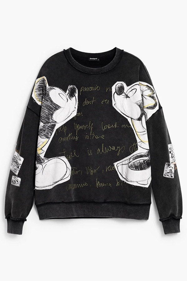 DESIGUAL �ǥ������� ��ǥ����� �������å� 26SWSK08 SWEAT_KISS_MICKEY 2014