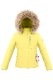 POIVRE BLANC スキーガールズ ジュニア ジャケット W20-0802-JRGL A/279604 SOLID 0219 aurora yellow 8-10サイズ|POIVRE BLANC