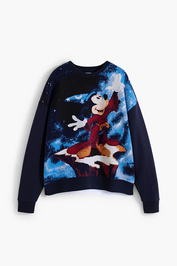 ��SALE 40%��DESIGUAL �ǥ������� ��ǥ����� �������å� 25WWSK15 SWEAT_FANTASY_MICKEY 5000