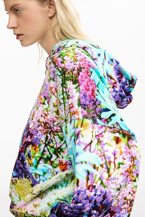 DESIGUAL �ǥ������� ��ǥ����� �������å� 26SWSK10 SWEAT_OLIVER 2000