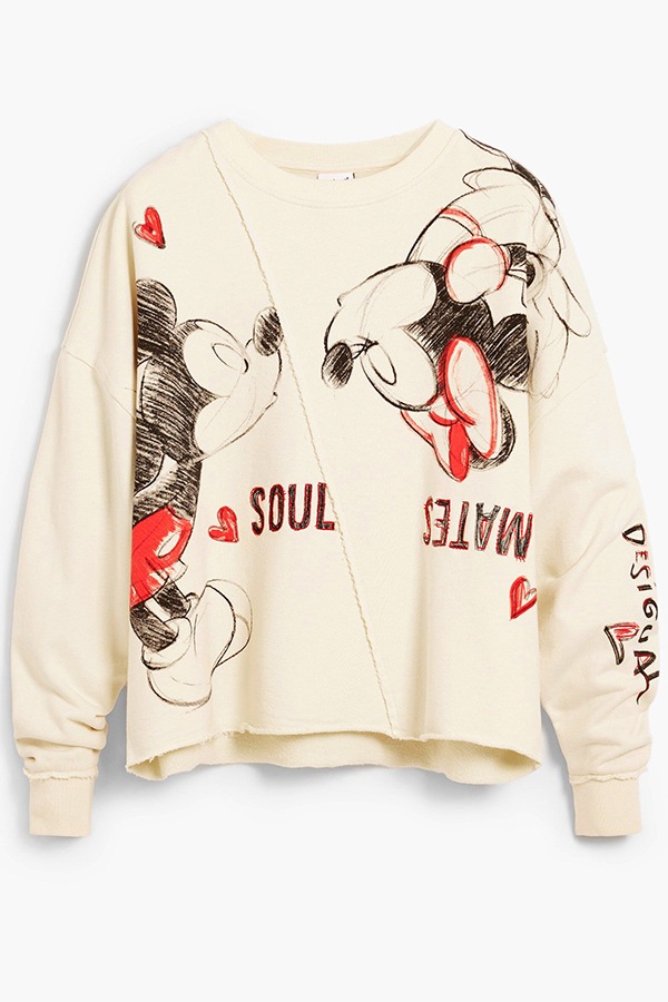 DESIGUAL �ǥ������� ��ǥ����� �������å� 26SWSK17 SWEAT_MUAK_MICKEY 2035
