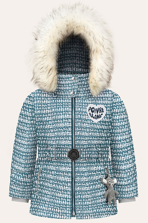 POIVRE BLANC 㥱å BABY W24-1201-BBGL 2412015T 3022 TWEED GOTHIC B