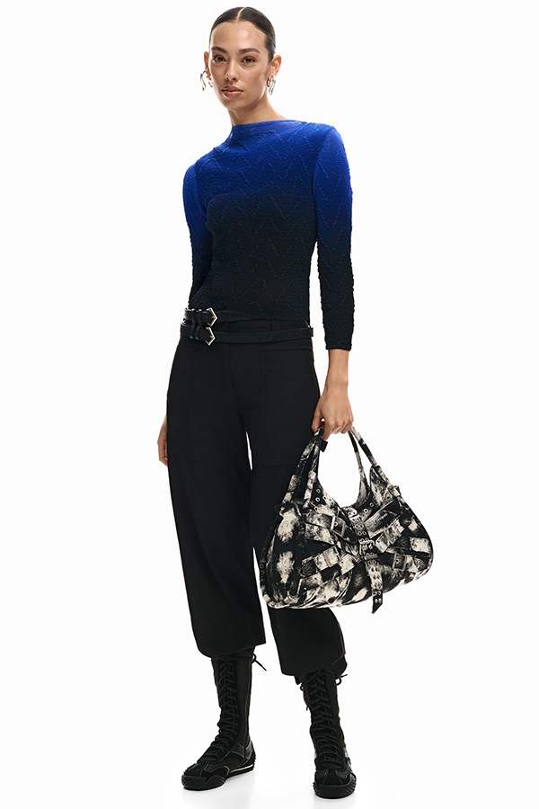 DESIGUAL �ǥ������� ��ǥ����� �֥饦�� 26SWBW04 BLUS_VOLCANO 5036