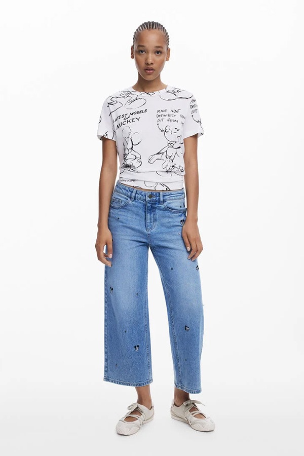 ��SALE 50%��DESIGUAL �ǥ������� ��ǥ����� ���åȥ��� 25WWTK03 TS_MICKEY SKETCH 1000