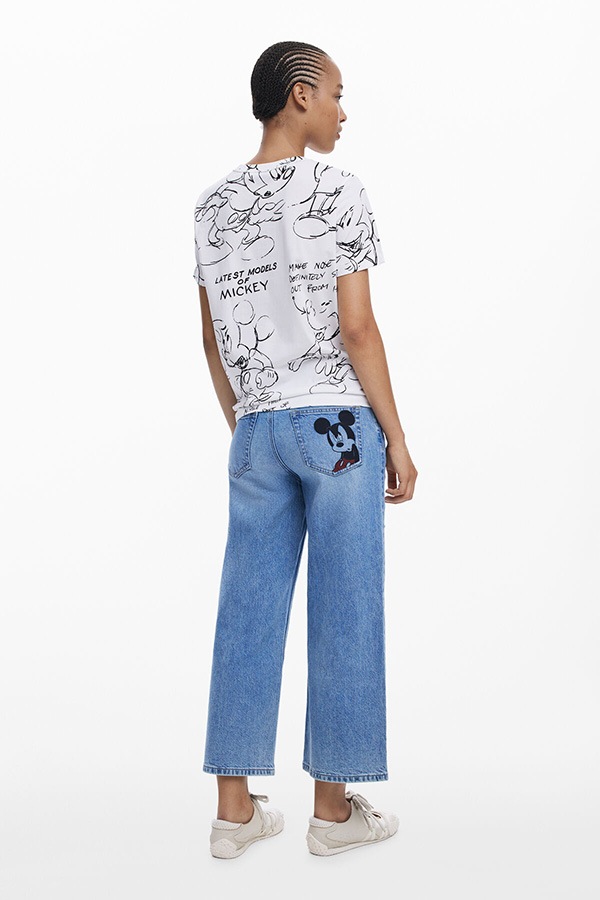 ��SALE 50%��DESIGUAL �ǥ������� ��ǥ����� ���åȥ��� 25WWTK03 TS_MICKEY SKETCH 1000