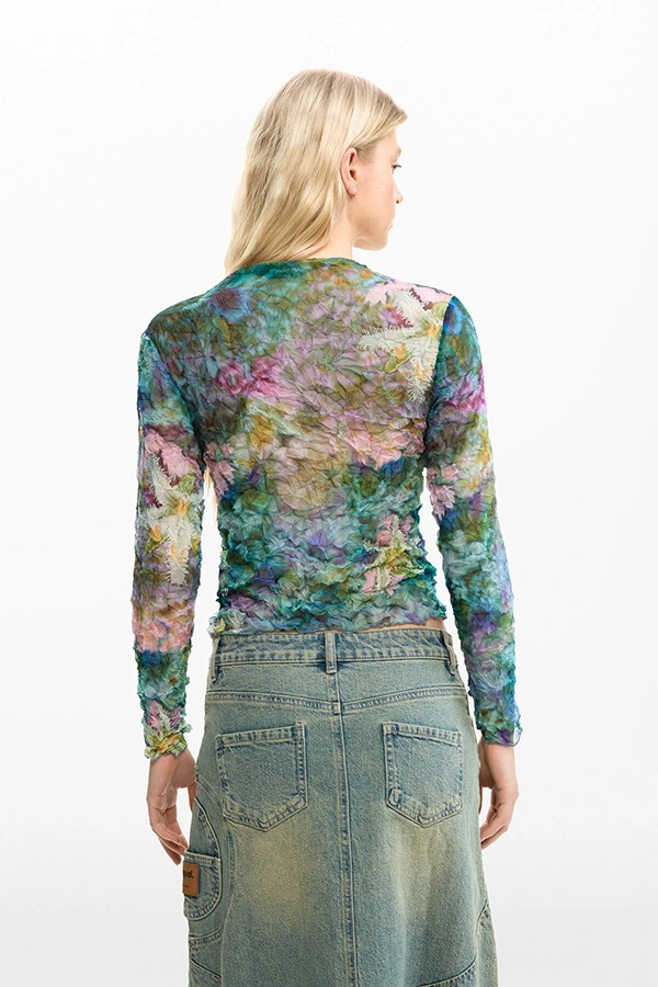 DESIGUAL �ǥ������� ��ǥ����� �֥饦�� 26SWBW12 BLUS_BETTLE 5020