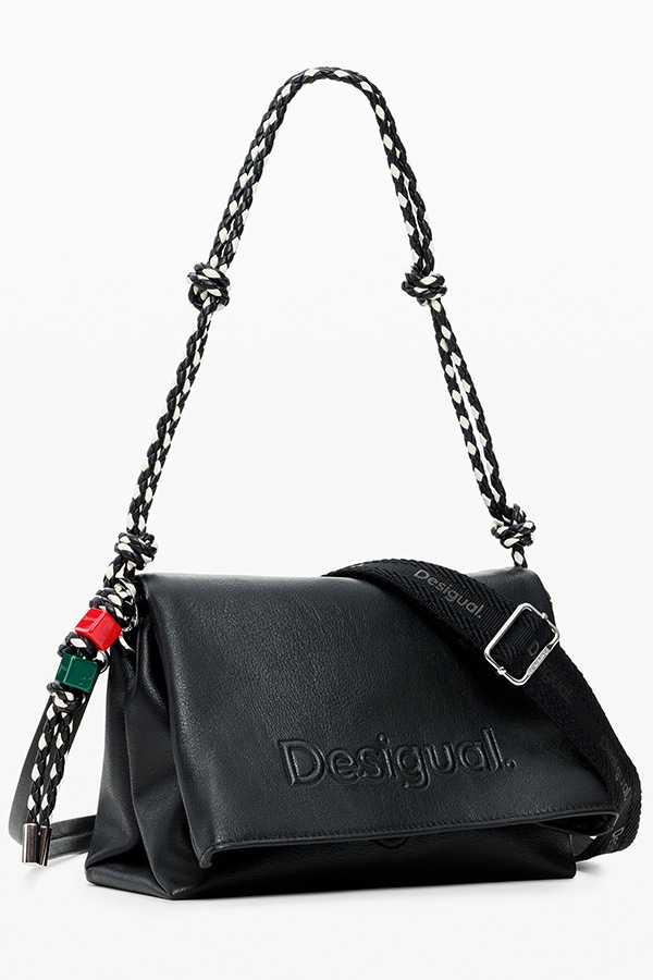 DESIGUAL �ǥ������� ��ǥ����� �Хå� 26SAXP61 BAG_HALF LOGO VENECIA 4.0 BLACK 2000