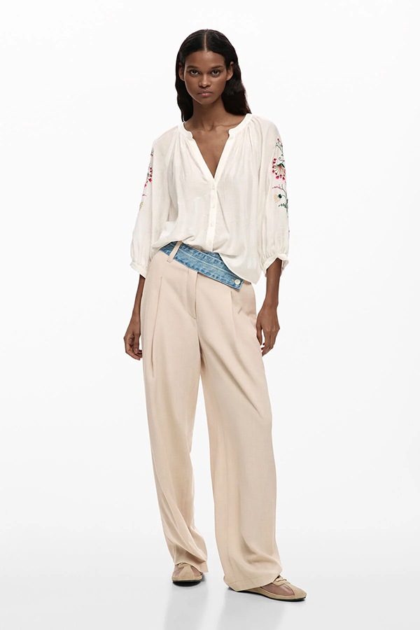 DESIGUAL �ǥ������� ��ǥ����� �֥饦�� 26SWBW13 BLUS_ROMAN 1000