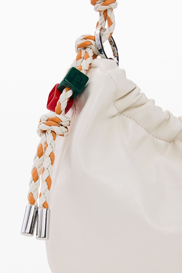 DESIGUAL �ǥ������� ��ǥ����� �Хå� 26SAXP73 BAG_HALF LOGO WAVERLY ECRU K1010 1008