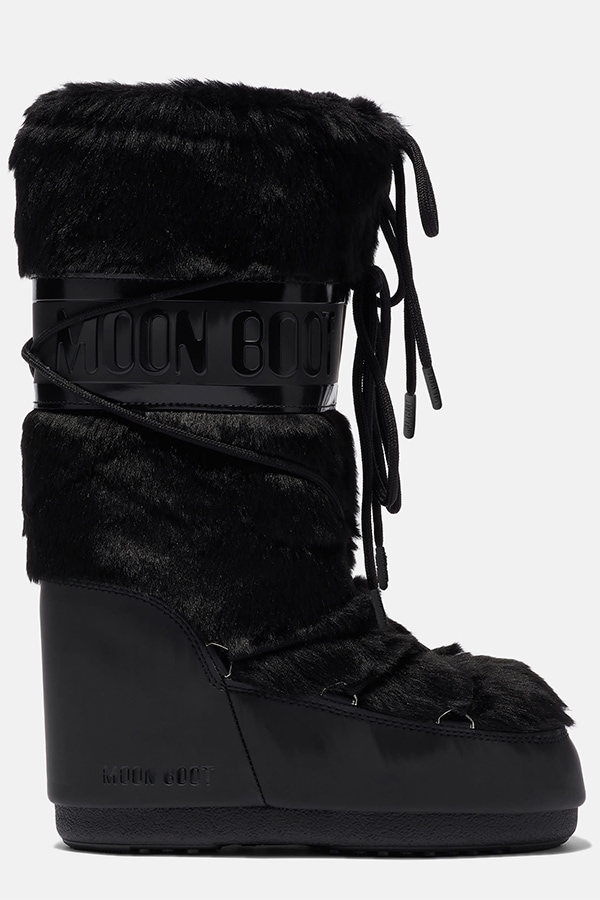 MOON BOOT �ࡼ��֡��� ���Ρ��֡��� 1408900 MB ICON FAUX FUR N001 BLACK