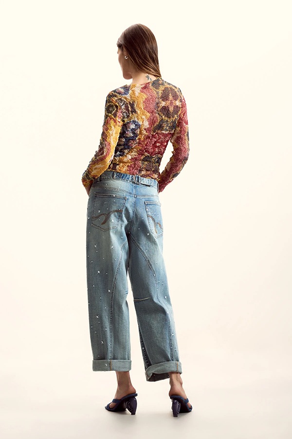 DESIGUAL �ǥ������� ��ǥ����� �֥饦�� 26SWBW17 BLUS_CARPET_LACROIX 8029