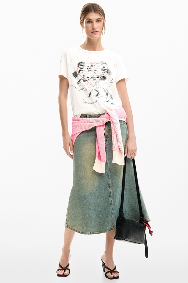 DESIGUAL �ǥ������� ��ǥ����� �Хå� 26SAXP75 BAG_MICKEY LINES HUNTINGTON 2000