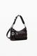 ��SALE 50%��DESIGUAL �ǥ������� ��ǥ����� �Хå� 25WAXPB9 BAG_STENCIL FLOWER MEDELLIN MINI CHOCO 6009