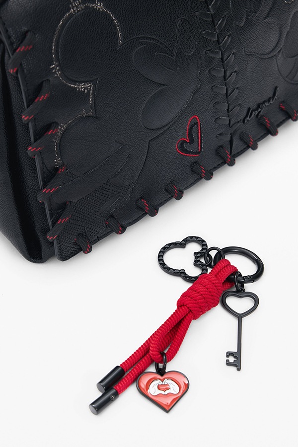 DESIGUAL �ǥ������� ��ǥ����� �Хå� 26SAXP85 BAG_ALL MICKEY NARON MEDIUM FLAP 2000