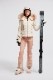 MONCLER GRENOBLE ��󥯥졼�� ����Ρ��֥� ��ǥ����� ���㥱�å�  098-1A00047-5399D LAMOURA HOODED SHEARLING SHORT DOWN JACKET 060 WHITE IVORY
